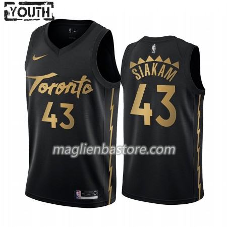 Maglia NBA Toronto Raptors Pascal Siakam 43 Nike 2019-20 City Edition Swingman - Bambino